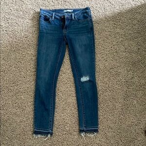 Levi’s 711 skinny Distressed Blue Jeans